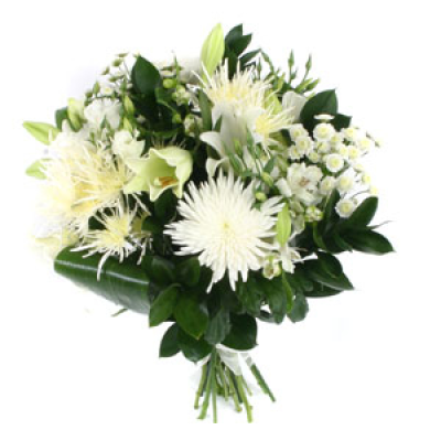 Thinking of You - For when you want to send a bouquet of sympathy flowers to the house. Flowers are tastefully selected to suit the occasion and beautifully wrapped with an appropriate card message.